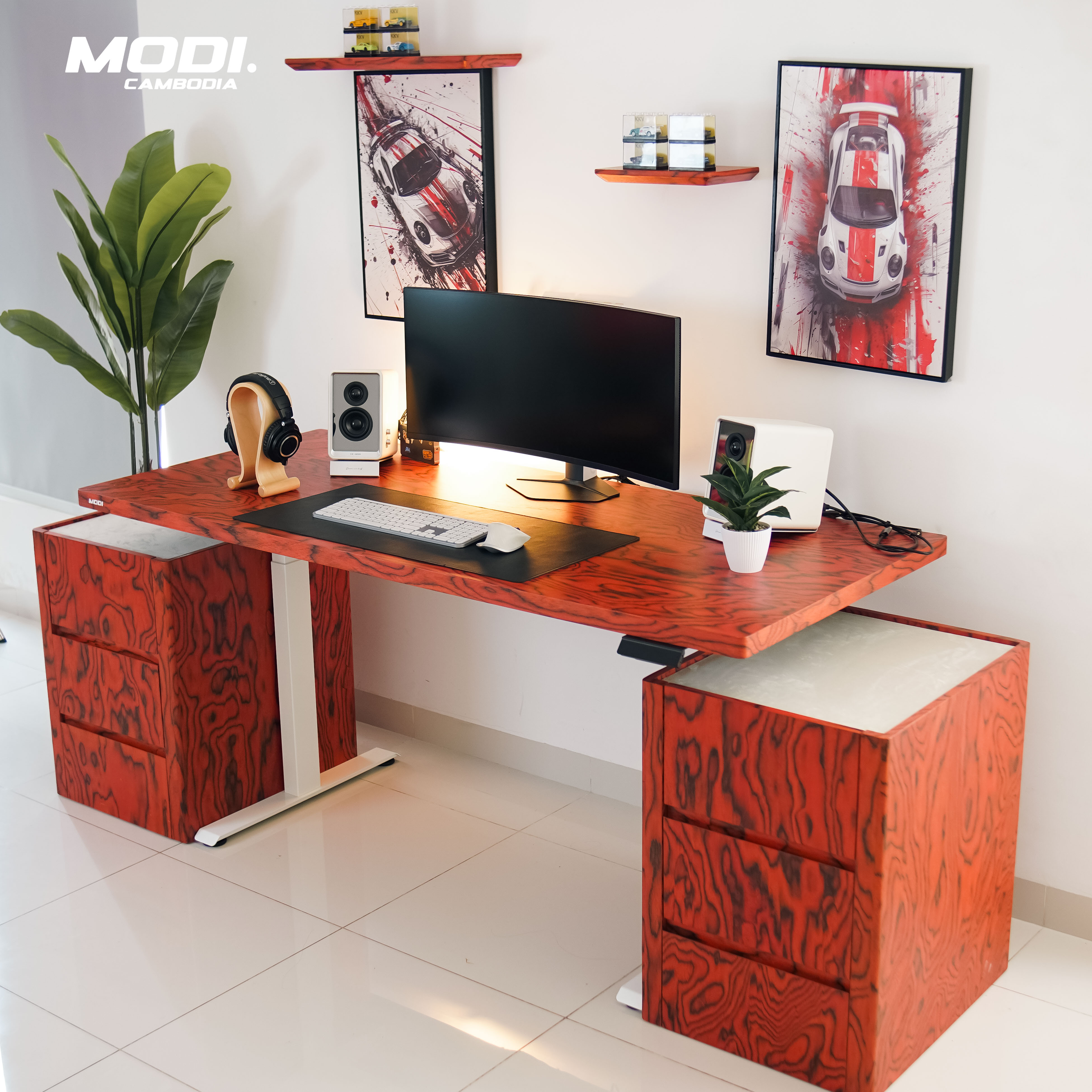 ទូថត 3ថ្នាក់ ផលិតពីរឈើ Plywood Veneer Special Texture