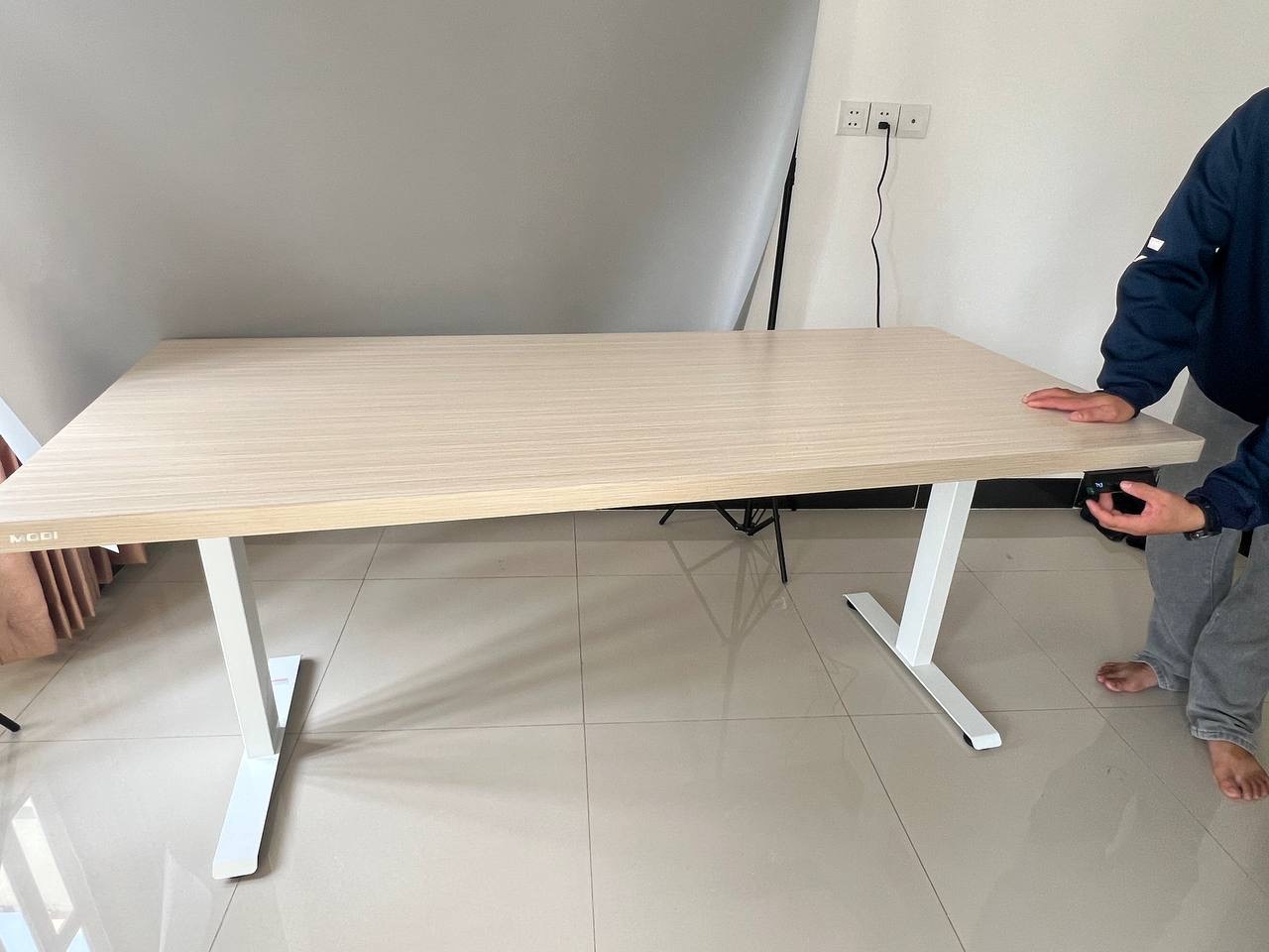 Customer set up Rubber wood