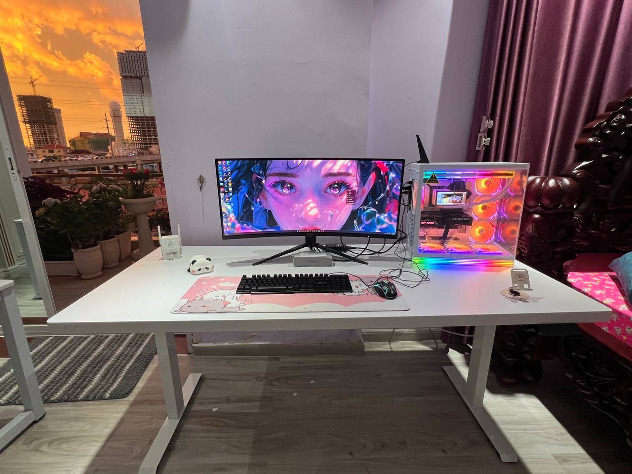 Customer Set Up (Tabletop Plywood & Auto Desk white)