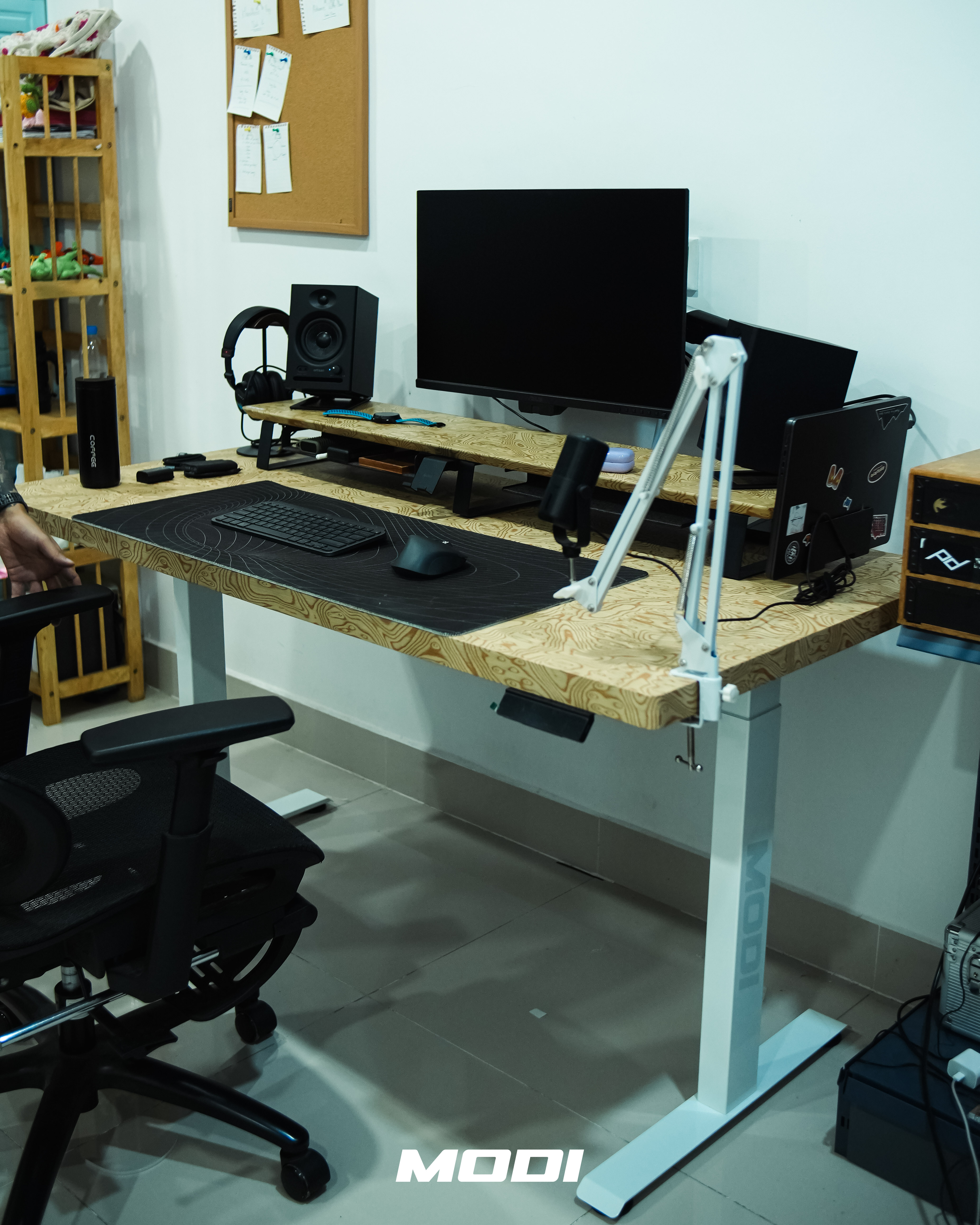 Customer Set Up (Tabletop Veneer & Auto Desk white)